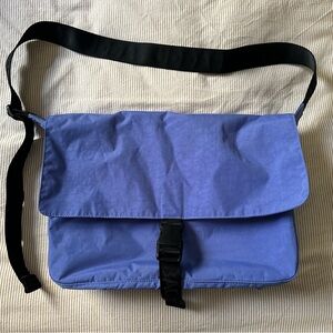 BAGGU Purple Messenger Bag